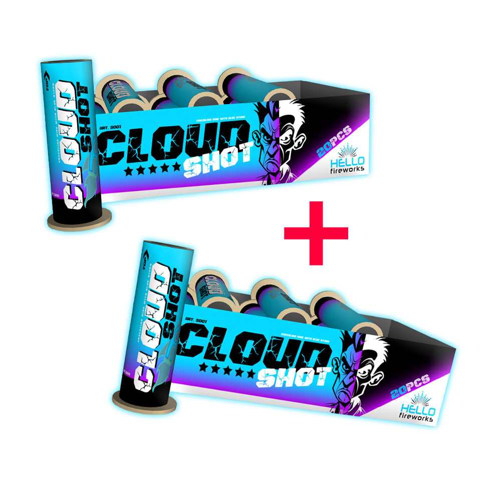 2x Cloud Shot 20st (1+1)